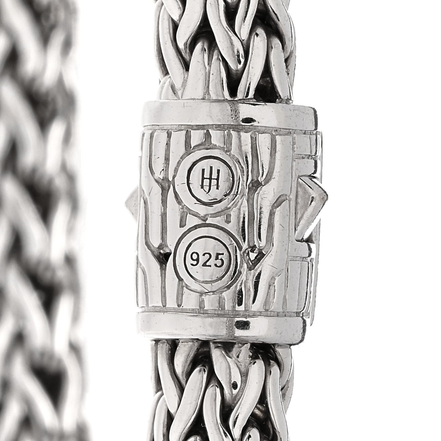 Sterling Silver Diamond 7.5mm Classic Chain Bracelet