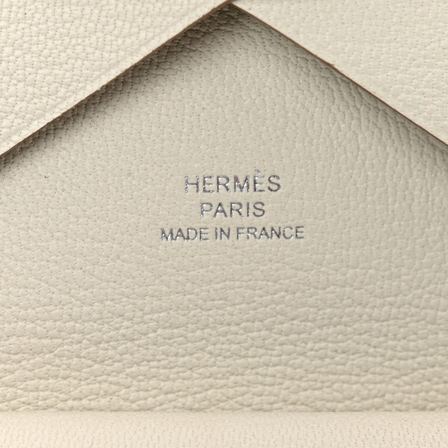 Chevre Mysore Calvi Duo Card Case Craie