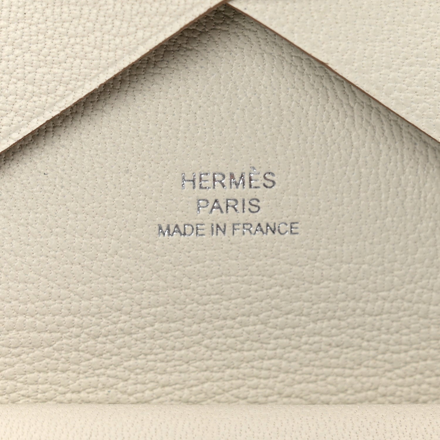 Hermes Chevre Mysore Calvi Duo Card Case Craie 4 of 6