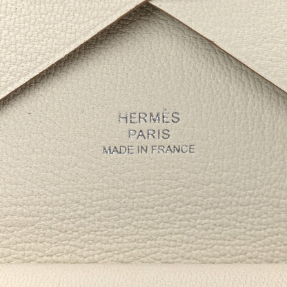 Hermes Chevre Mysore Calvi Duo Card Case Craie 4 of 6