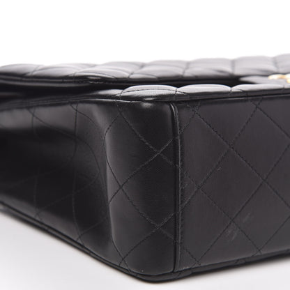Chanel Lambskin Quilted Maxi Double Flap Black 8 of 16
