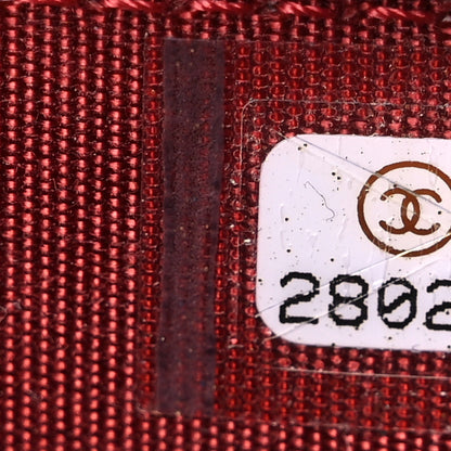 Chanel Caviar Quilted Small Boy Clutch With Chain Red 9 of 11