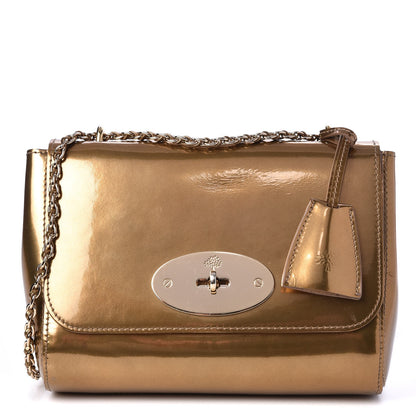 Mulberry Metallic Patent Small Lily Gold 1 of 15