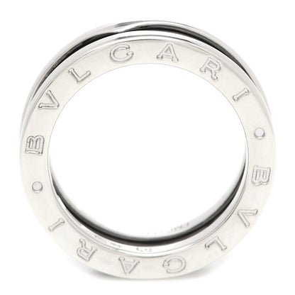 Bulgari Sterling Silver Ceramic Save The Children One-Band Ring 55 7.25 8 of 8