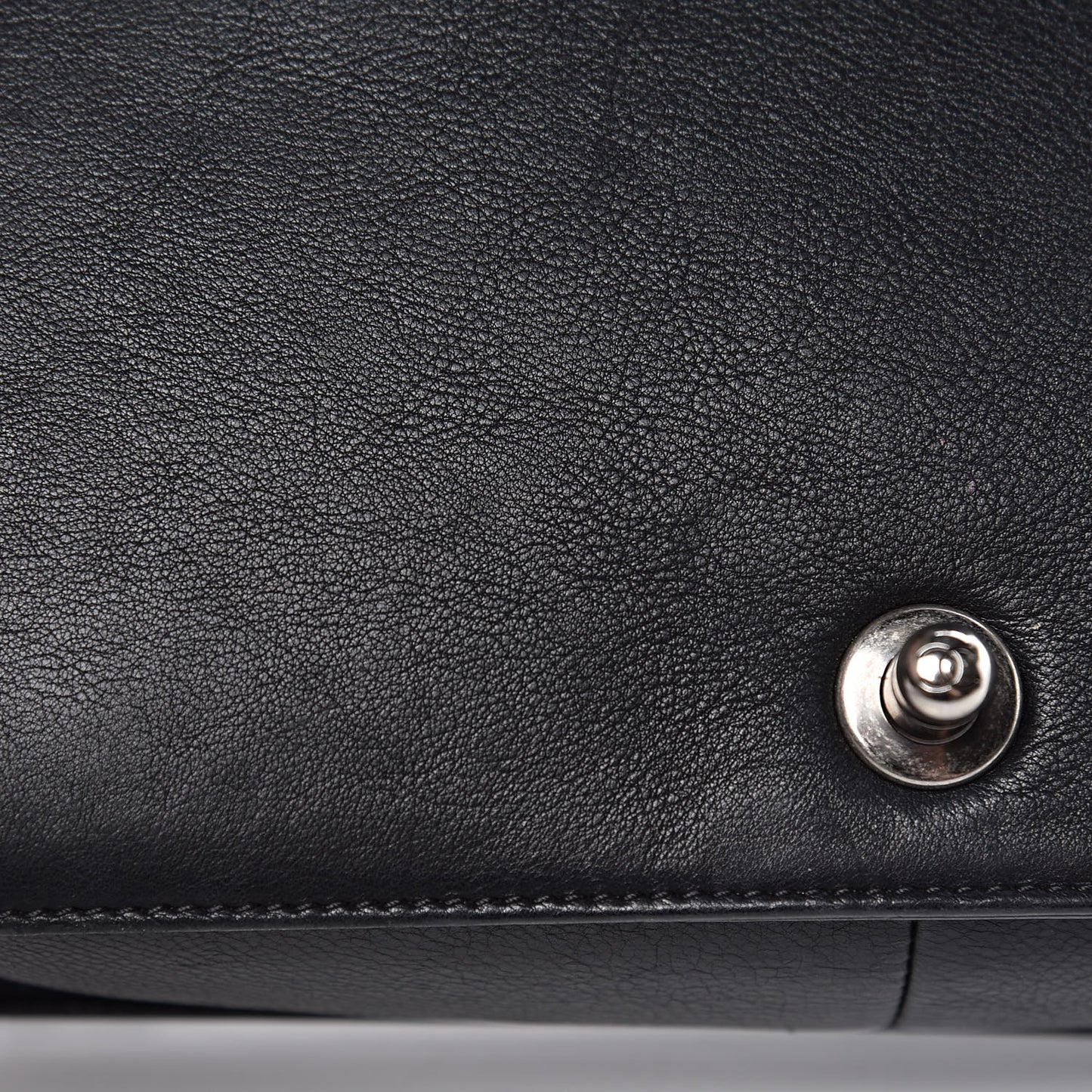 Calfskin Quilted Medium Boy Flap Black