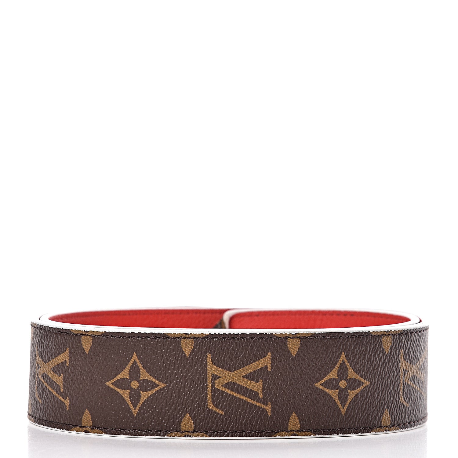 Louis Vuitton Monogram Bandouliere Shoulder Strap Red 2 of 4