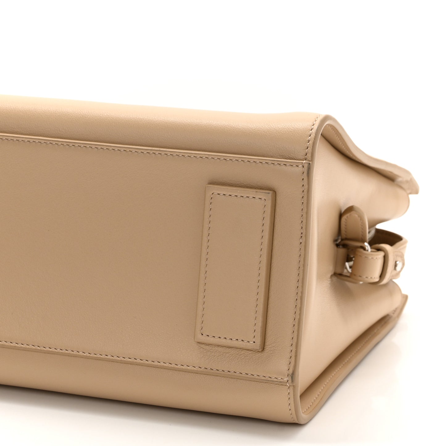 Calfskin Medium Jane Tote Bag Dark Beige