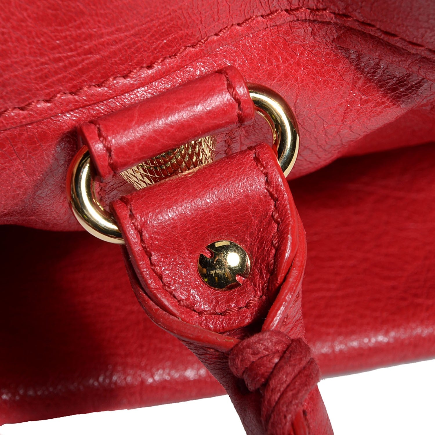 Balenciaga Agneau Giant 12 Gold Hardware Work Rouge Cardinal 6 of 11