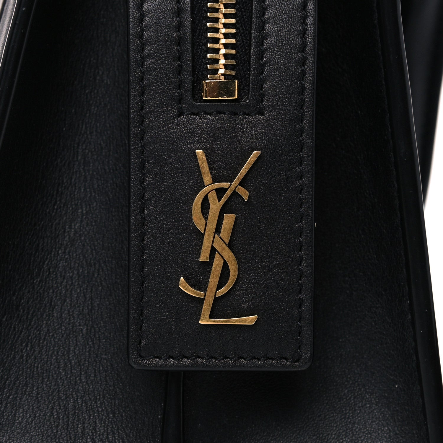 Saint Laurent Smooth Calfskin Small East Side Tote Black 12 of 13