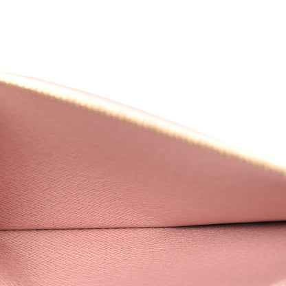 Louis Vuitton Damier Azur Slim Purse Rose Ballerine 5 of 6