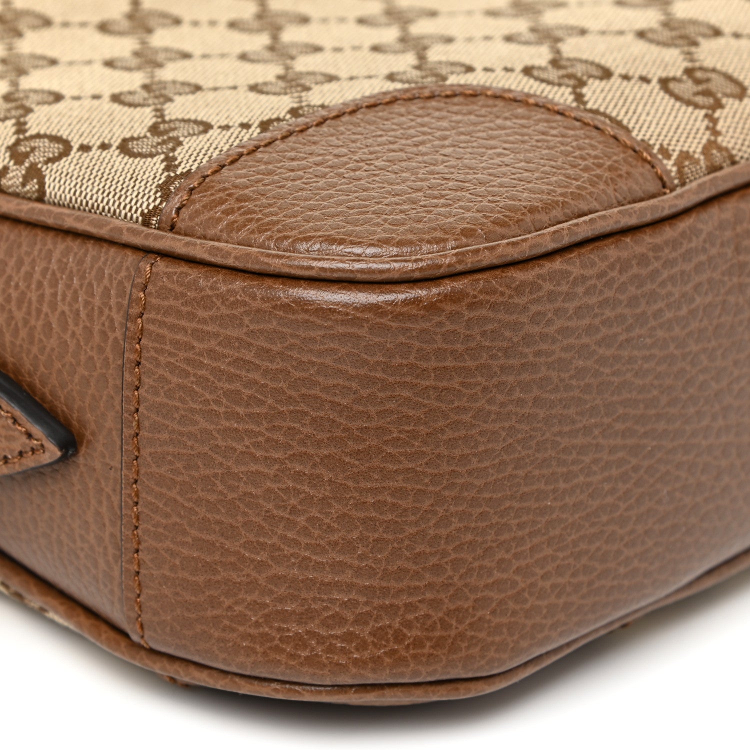 Gucci Monogram Mini Bree Messenger Bag Beige Tabacco 8 of 11