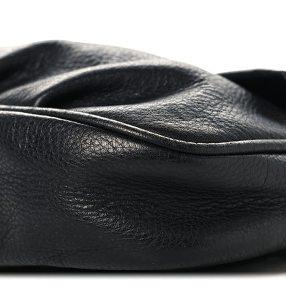 Fendi Vitello Flamingo Fendista Pouchette Crossbody Black 10 of 12