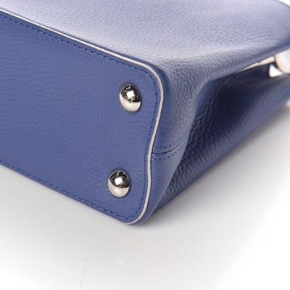 Louis Vuitton Taurillon Capucines BB Blue 8 of 8