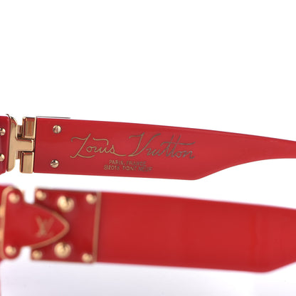 Louis Vuitton Acetate 1.1 Millionaires Z1169W Sunglasses Red 6 of 7