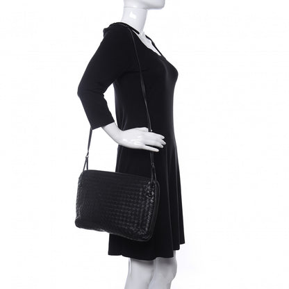 Bottega Veneta Nappa Intrecciato Nodini Crossbody Messenger Black 2 of 9