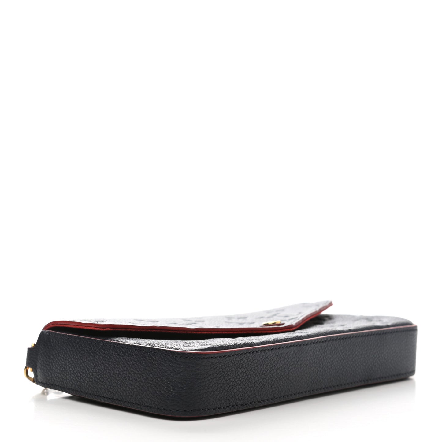 Empreinte Pochette Felicie Chain Wallet Marine Rouge