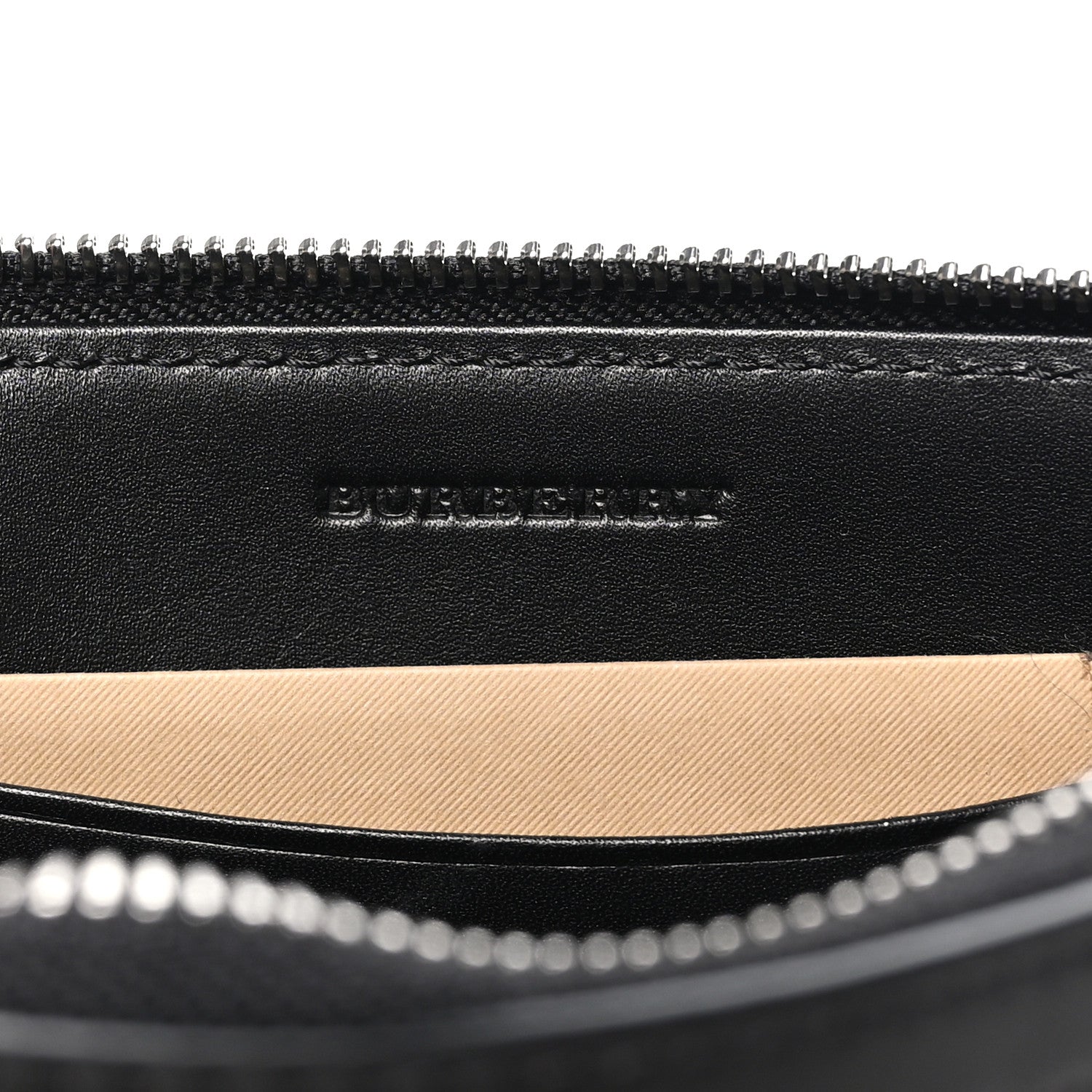 Burberry House Check Derby Peyton Crossbody Clutch Bag Black 5 of 8