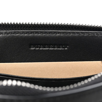 Burberry House Check Derby Peyton Crossbody Clutch Bag Black 5 of 8