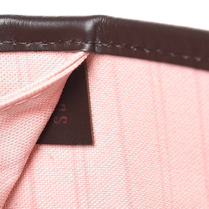 Louis Vuitton Damier Ebene Neo Neverfull MM Rose Ballerine 9 of 17