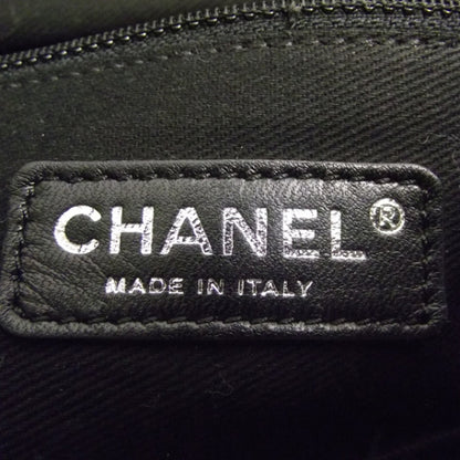 Chanel Lambskin Messenger Tote Black 7 of 12