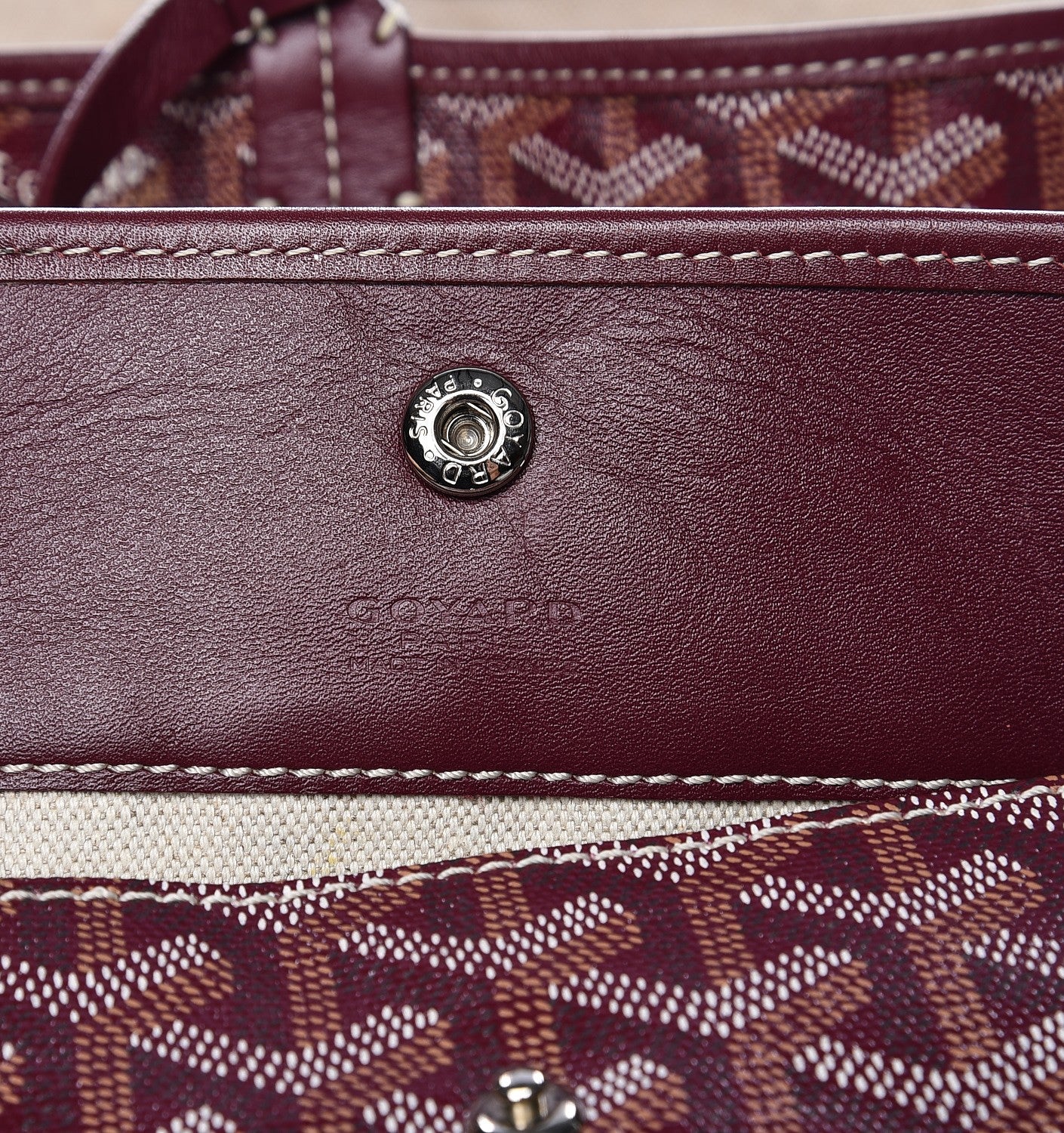 Goyard Goyardine Saint Louis PM Bordeaux 7 of 10