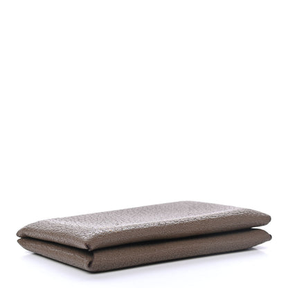 Hermes Chevre Mysore Calvi Card Case Etoupe 3 of 4