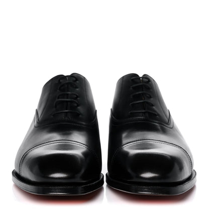 Hermes Calfskin Mens Philip Oxford 46 Black 2 of 11