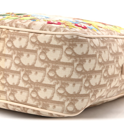 Christian Dior Monogram Vintage Flowers Messenger Bag Beige 10 of 15
