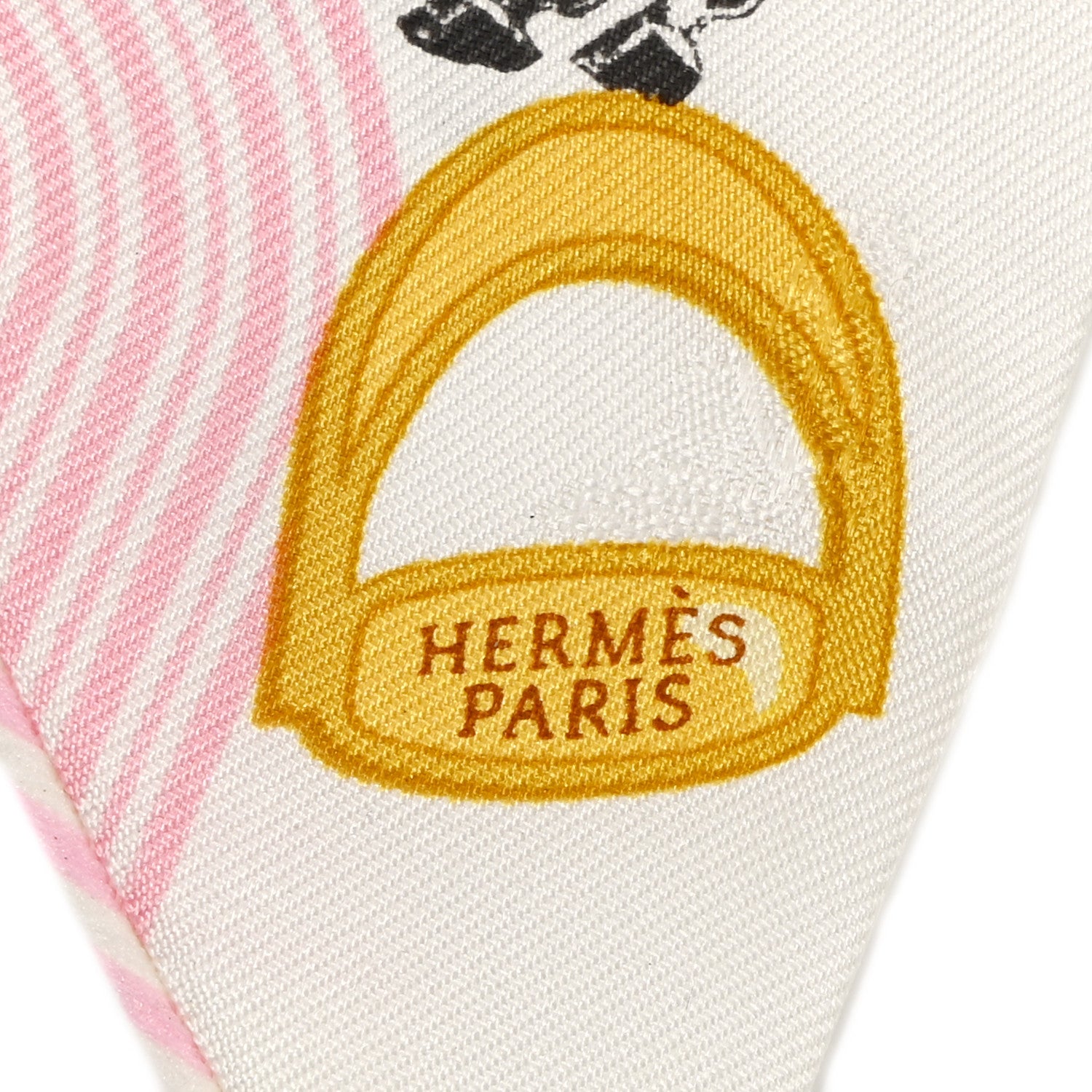 Hermes Silk Garde Robe Pop Charms Twilly White Multicolor 2 of 4
