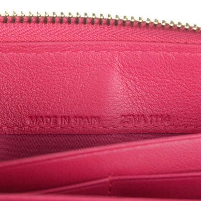 Christian Dior Patent Cannage Lady Dior Continental Wallet Pink 8 of 8