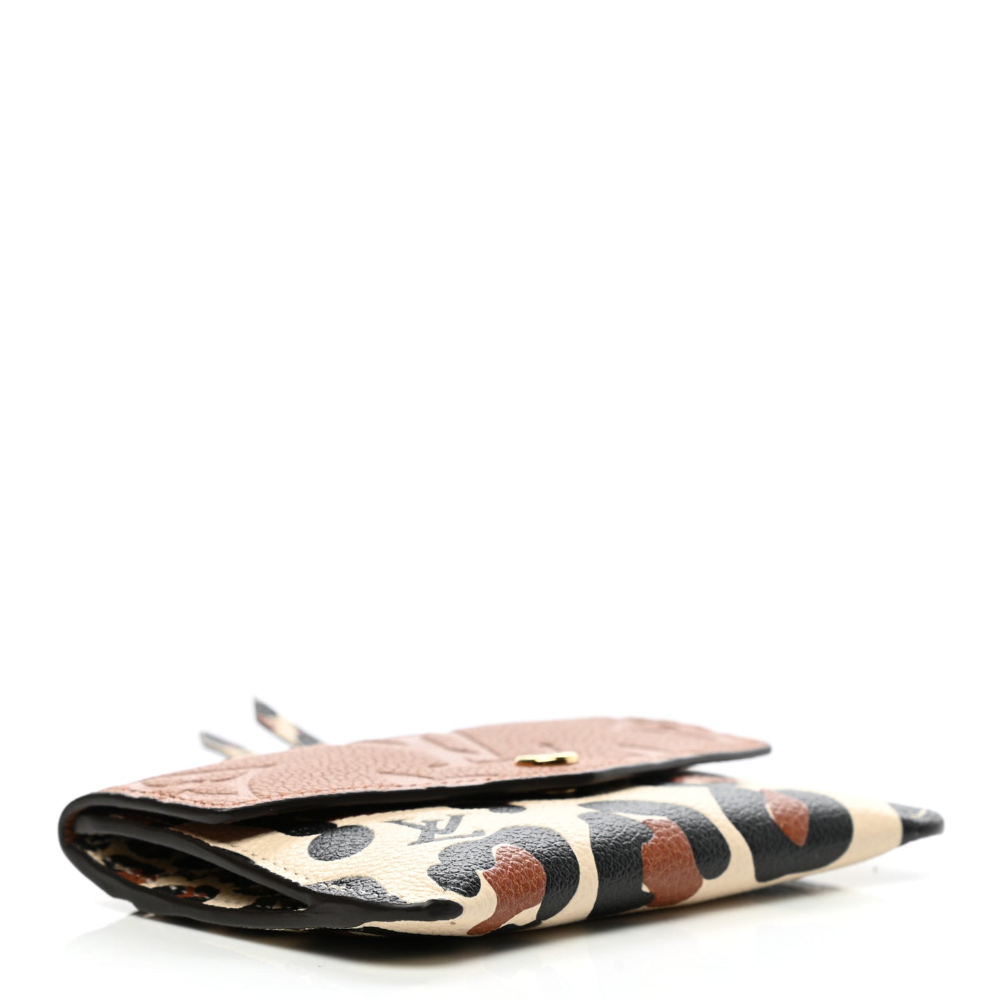 Empreinte Monogram Giant Wild At Heart Key Pouch Caramel