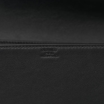 Hermes Swift Shadow Clutch 29 Black 6 of 10