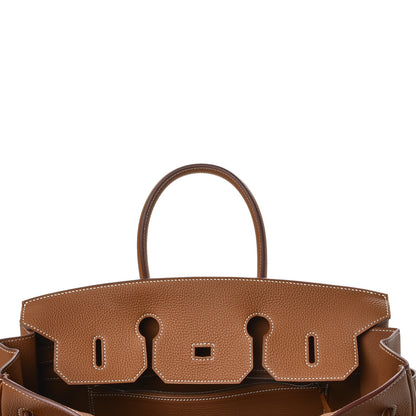 Hermes Togo Birkin 35 Gold 9 of 38