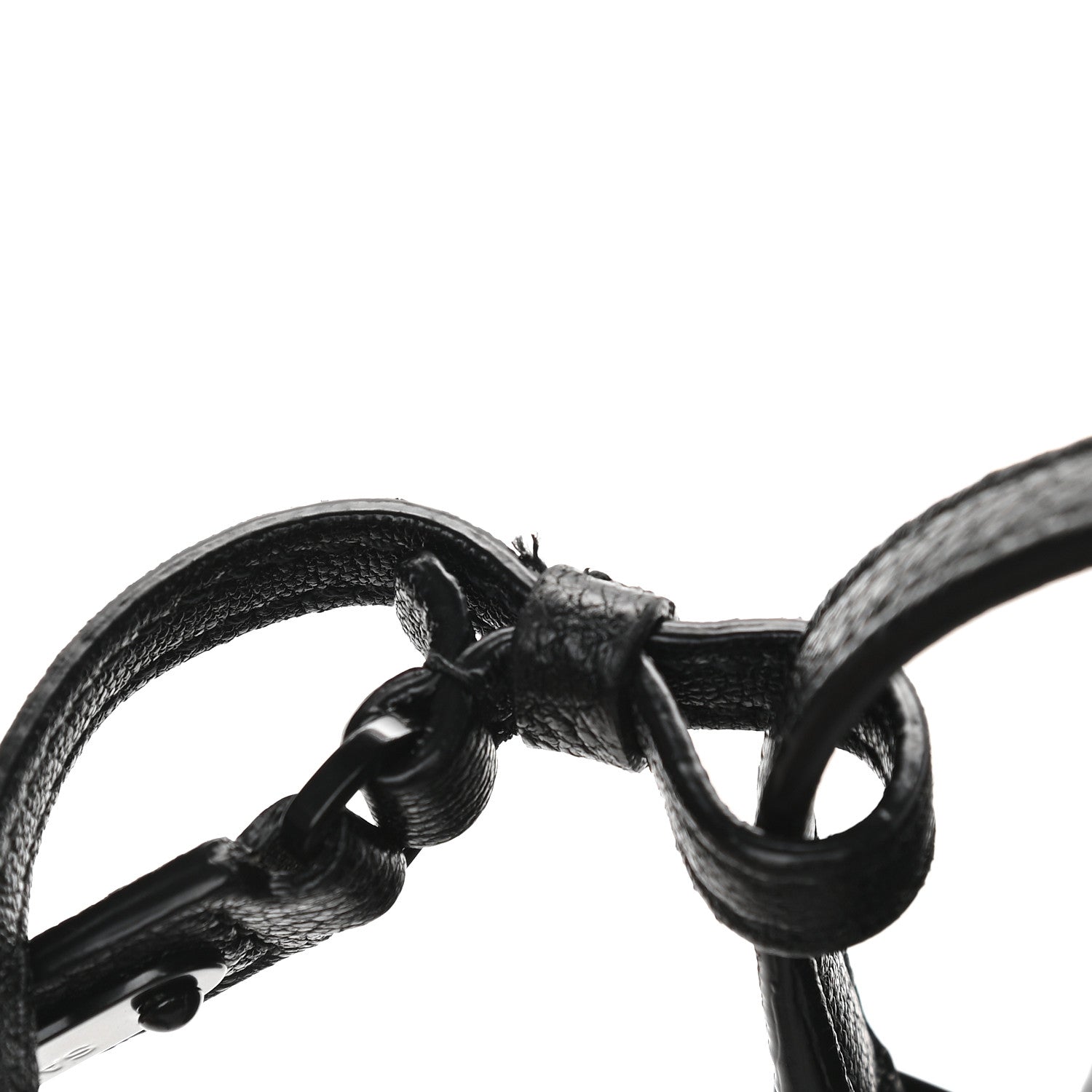 Saint Laurent Grained Lambskin Monogram Lou Camera Bag Black 10 of 10