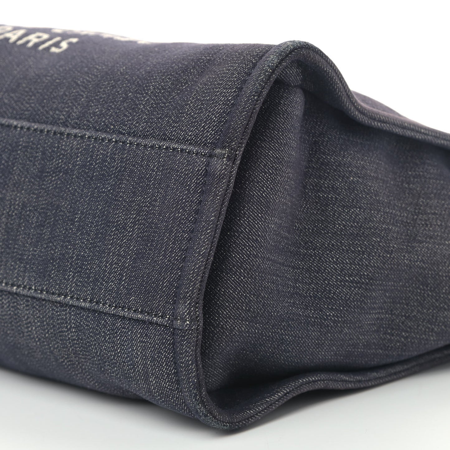 Denim Small Deauville Tote Dark Blue
