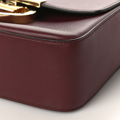 Salvatore Ferragamo Calfskin Gancini Lock Flap Crossbody Burgundy 8 of 8