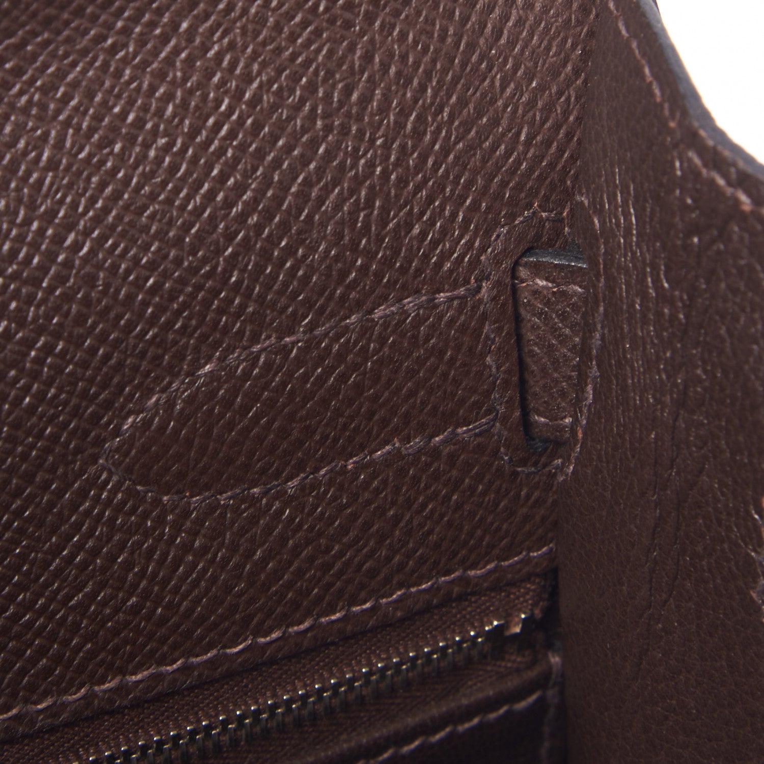 Hermes Epsom Kelly Sellier 32 Chocolate 17 of 33