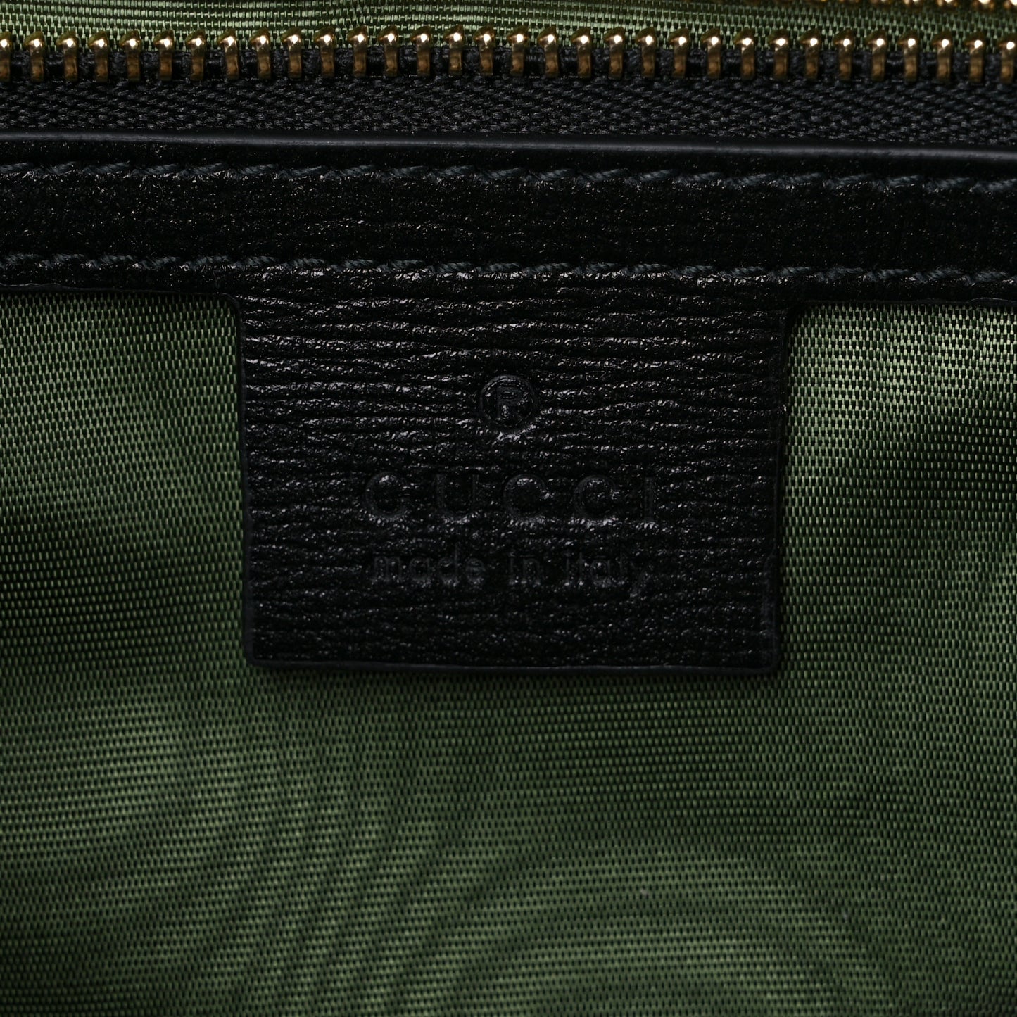 Textured Calfskin Medium Torchon GG Ring Shoulder Bag Black