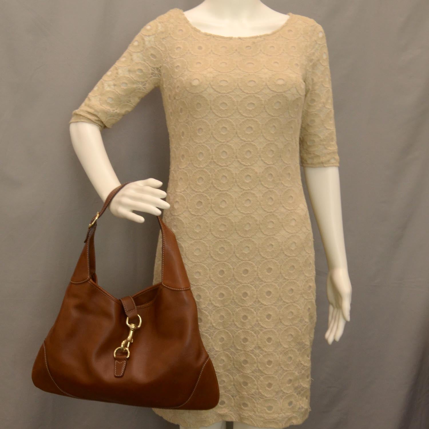 Gucci Leather Jackie O Bouvier Hobo 2 of 7