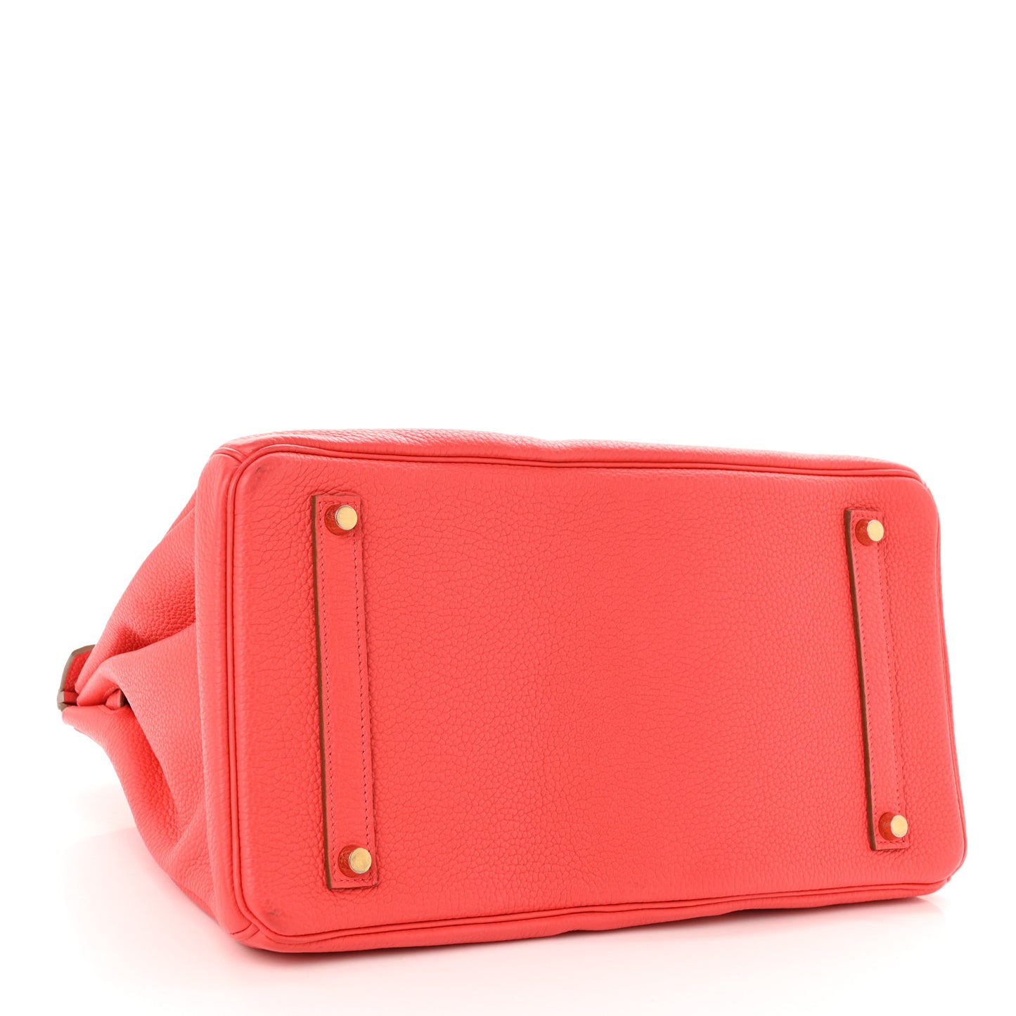 Togo Birkin 35 Rouge Pivoine