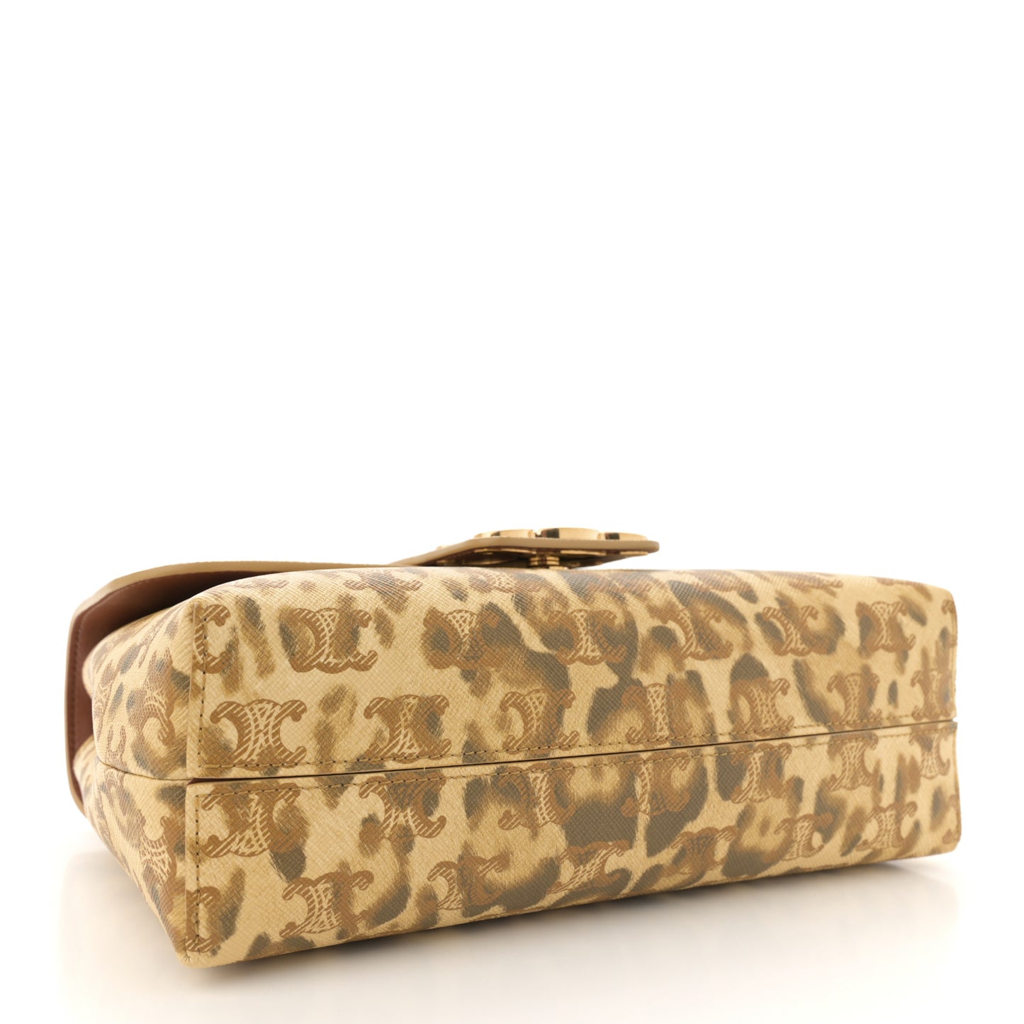 Canvas Leopard Print Medium Victoire Bag