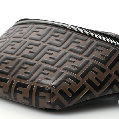 Fendi Vitello Century Bi-Color FF 1974 Embossed Belt Bag Maya Black 10 of 13