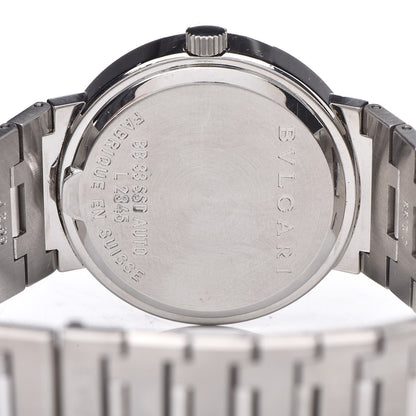 Bulgari Stainless Steel 33mm Automatic Watch Black 7 of 9