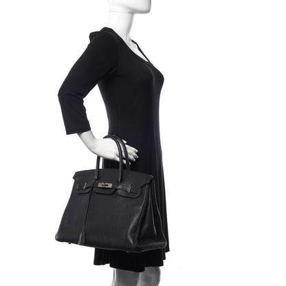 Hermes Fjord Birkin 35 Black 2 of 34