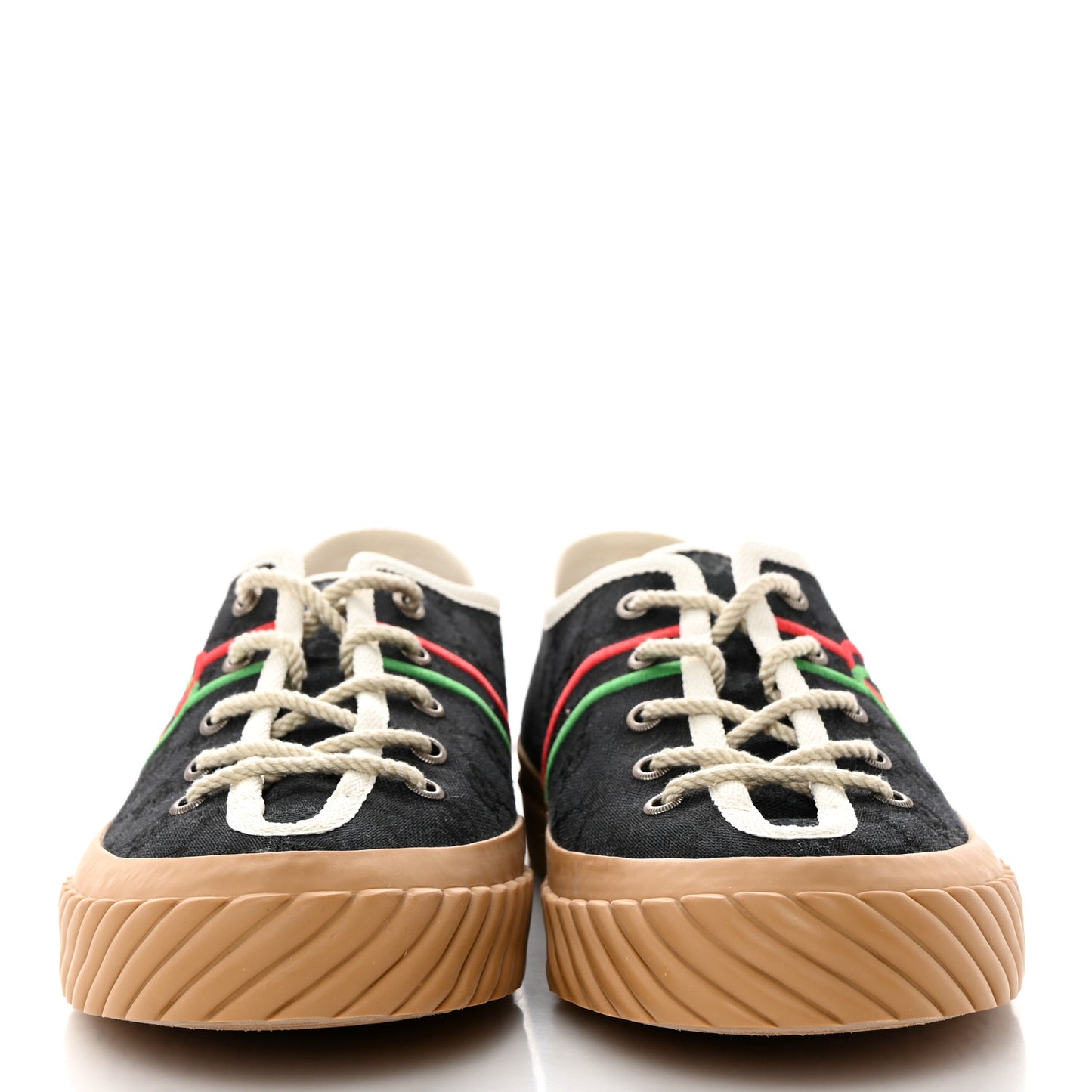 Monogram Interlocking G Mens Tortuga Low Top Sneakers 9.5 Black Mystic White
