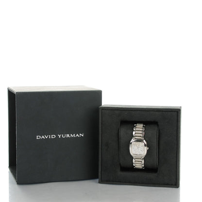 David Yurman Stainless Steel Diamond Dial 25mm Thoroughbred Quartz Watch 9 of 9