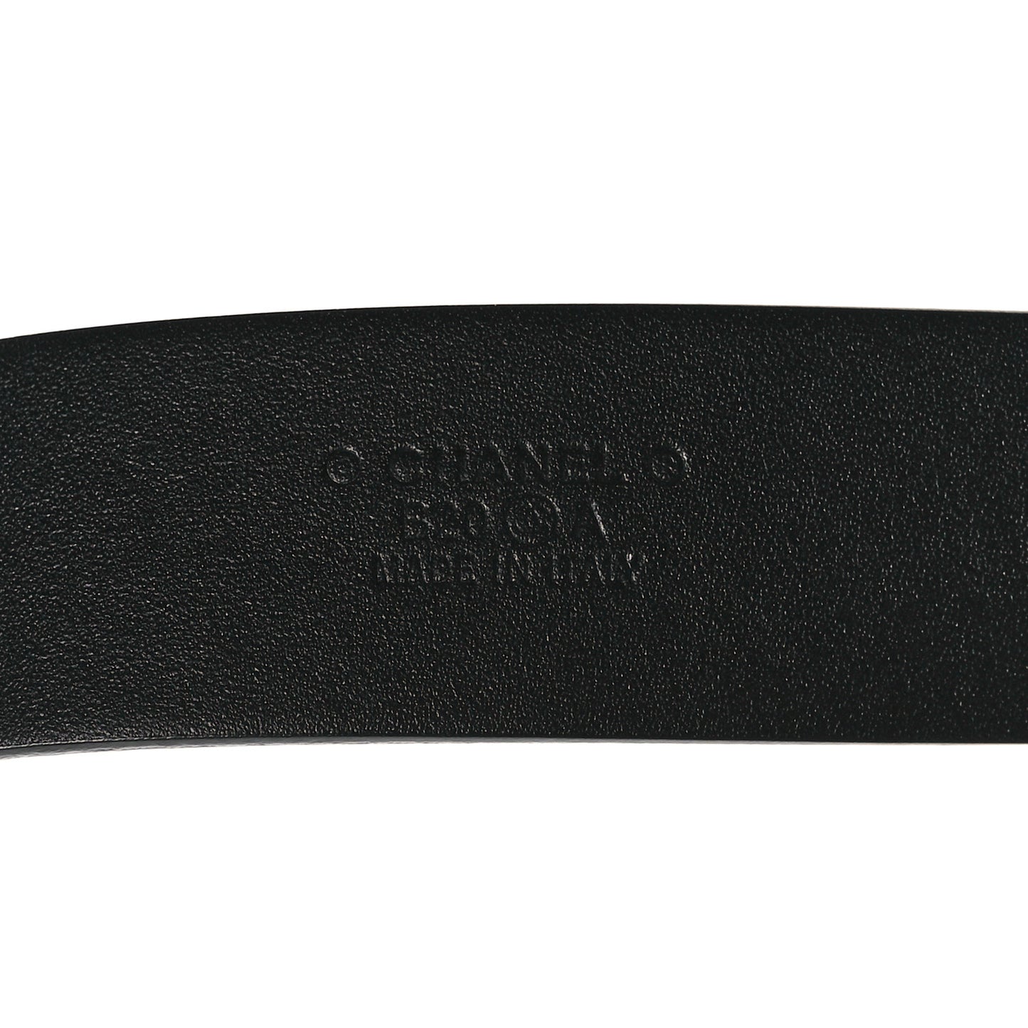 Calfskin Paris Button CC Belt 80 32 Black