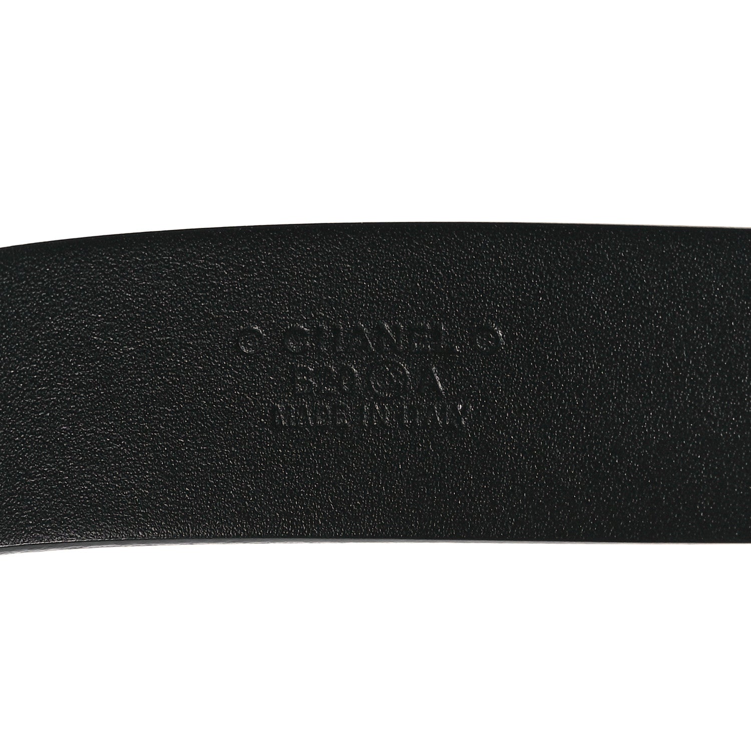 Chanel Calfskin Paris Button CC Belt 80 32 Black 5 of 7
