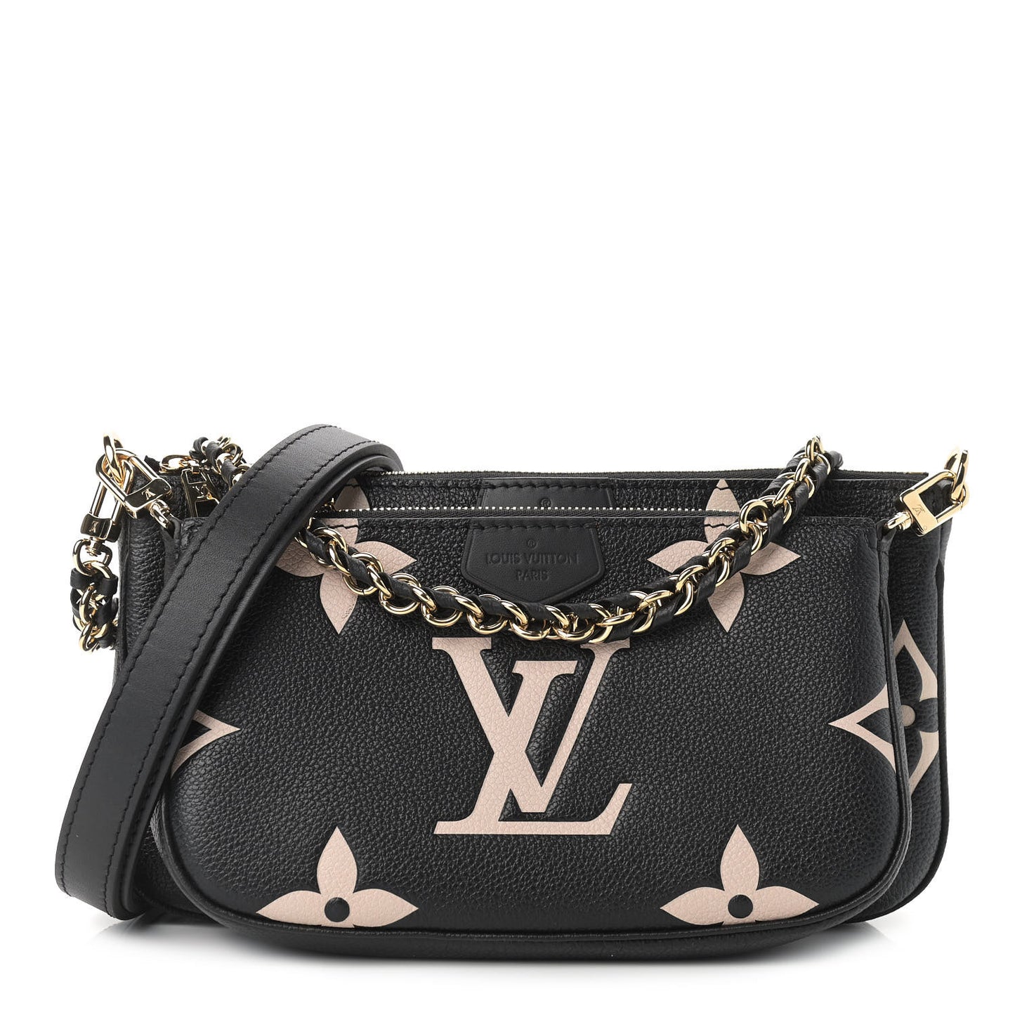 Empreinte Monogram Giant Multi Pochette Accessories Black Beige