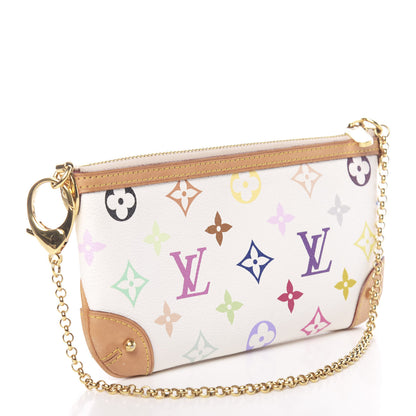 Louis Vuitton Monogram Multicolor Pochette Milla MM White 3 of 11